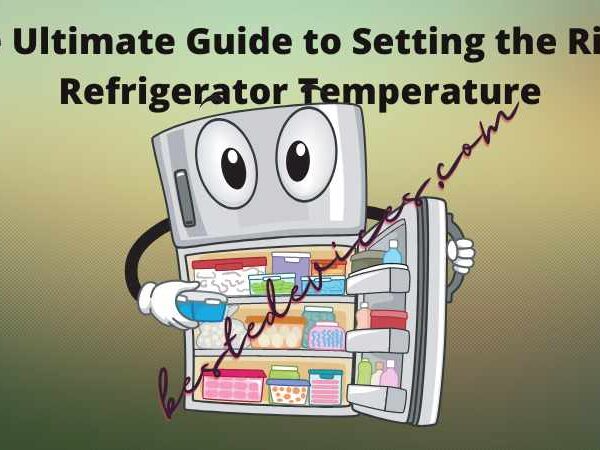 The Ultimate Guide to Setting the Right Refrigerator Temperature