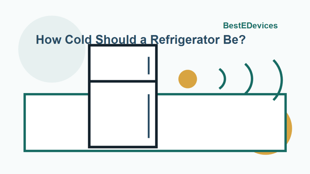 Cartoon illustration for How Cold Should a Refrigerator Be?