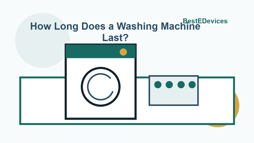 Cartoon illustration for How Long Does a Washing Machine Last?