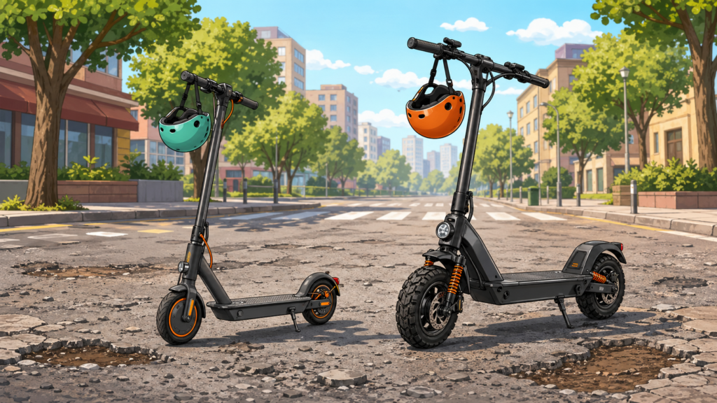 Electric Scooter With 12 Inch Tires guide image