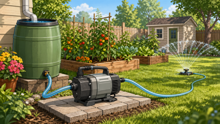 Garden Pump for Rain Barrel Sprinkler: What to Check Before Buying