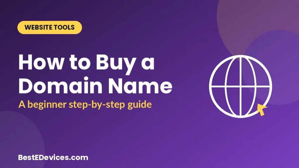 How to buy a domain name beginner guide